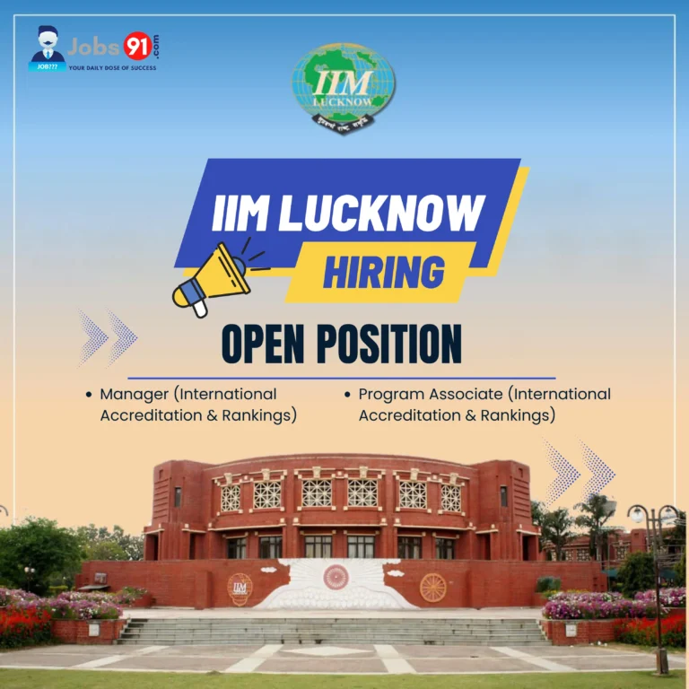 IIM LUCKNOW OPEN POSITION
