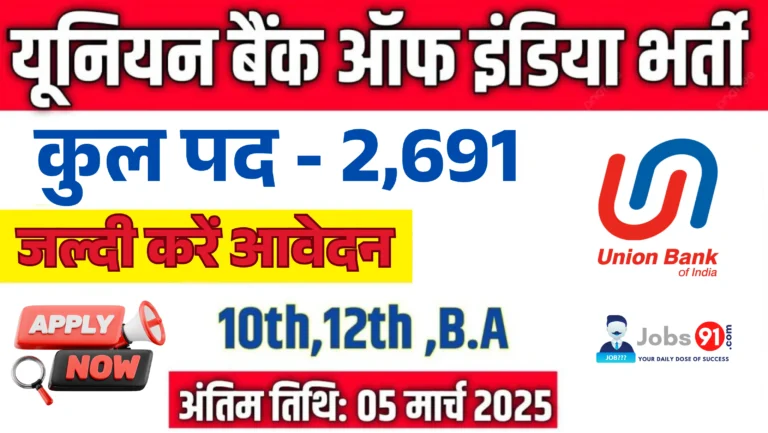 Union Bank of India Apprenticeship 2025