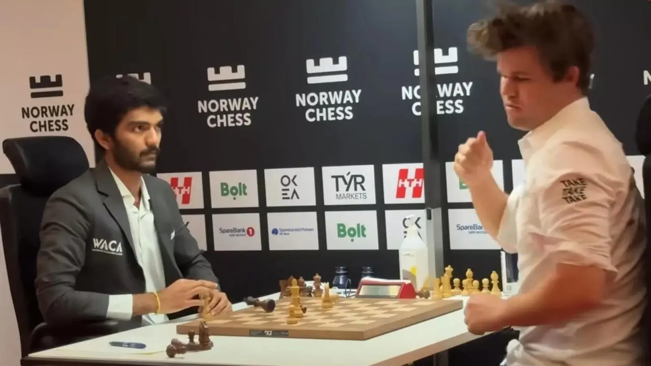♟️ डी. गुकेश ने मैग्नस कार्लसन को हराया: नॉर्वे चेस 2025 में ऐतिहासिक जीत