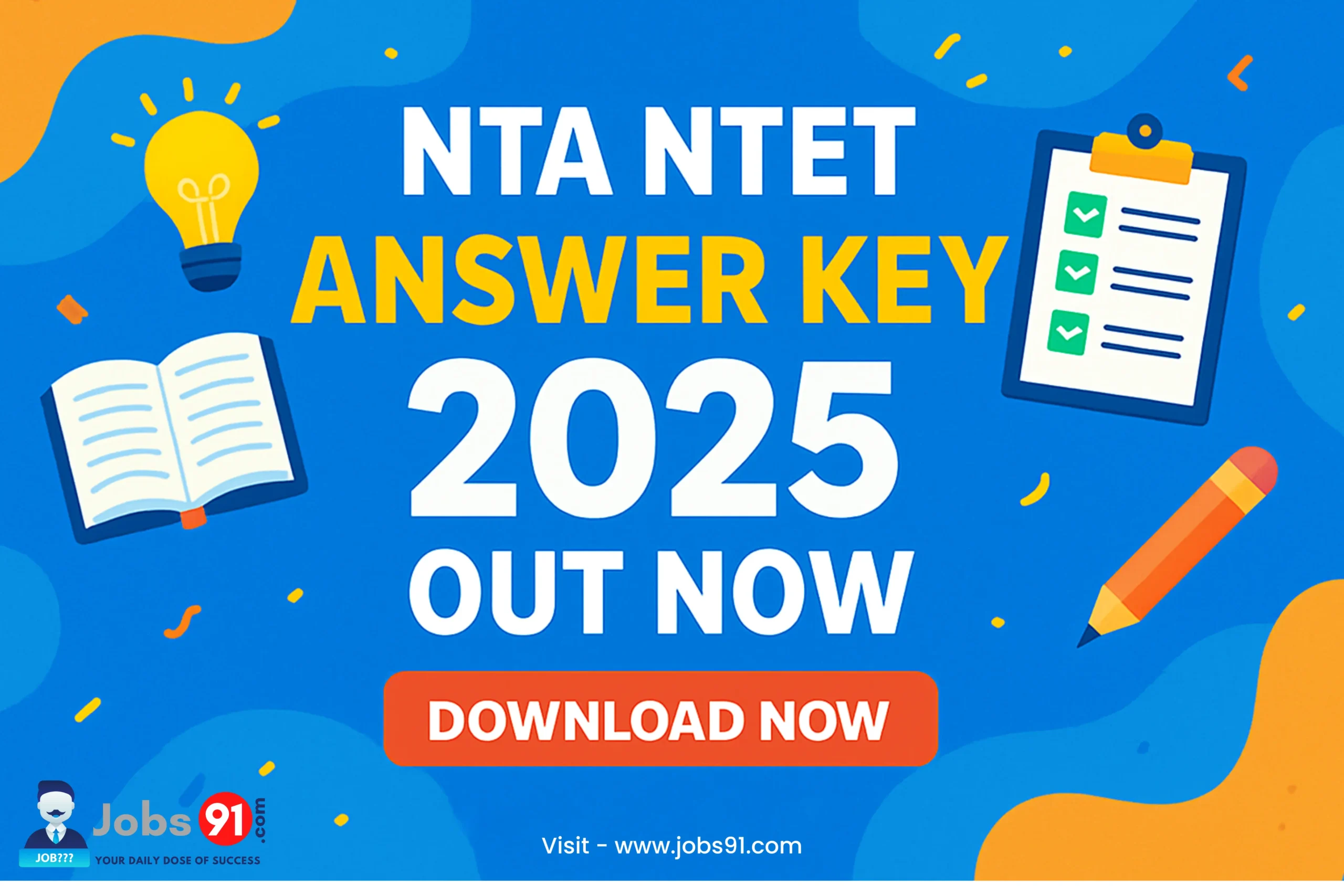NTA NTET Answer Key 2025
