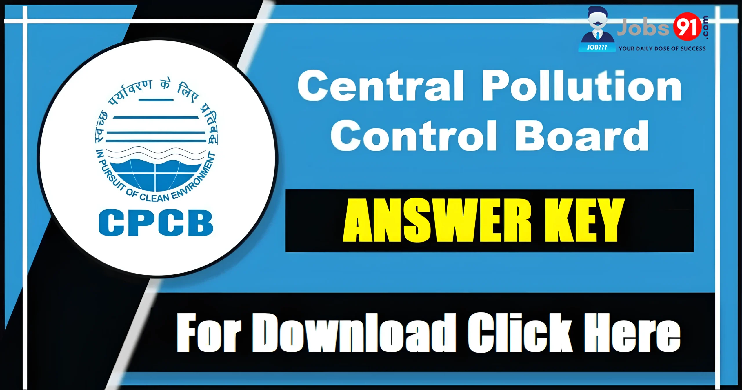 CPCB Various Post Answer Key 2025