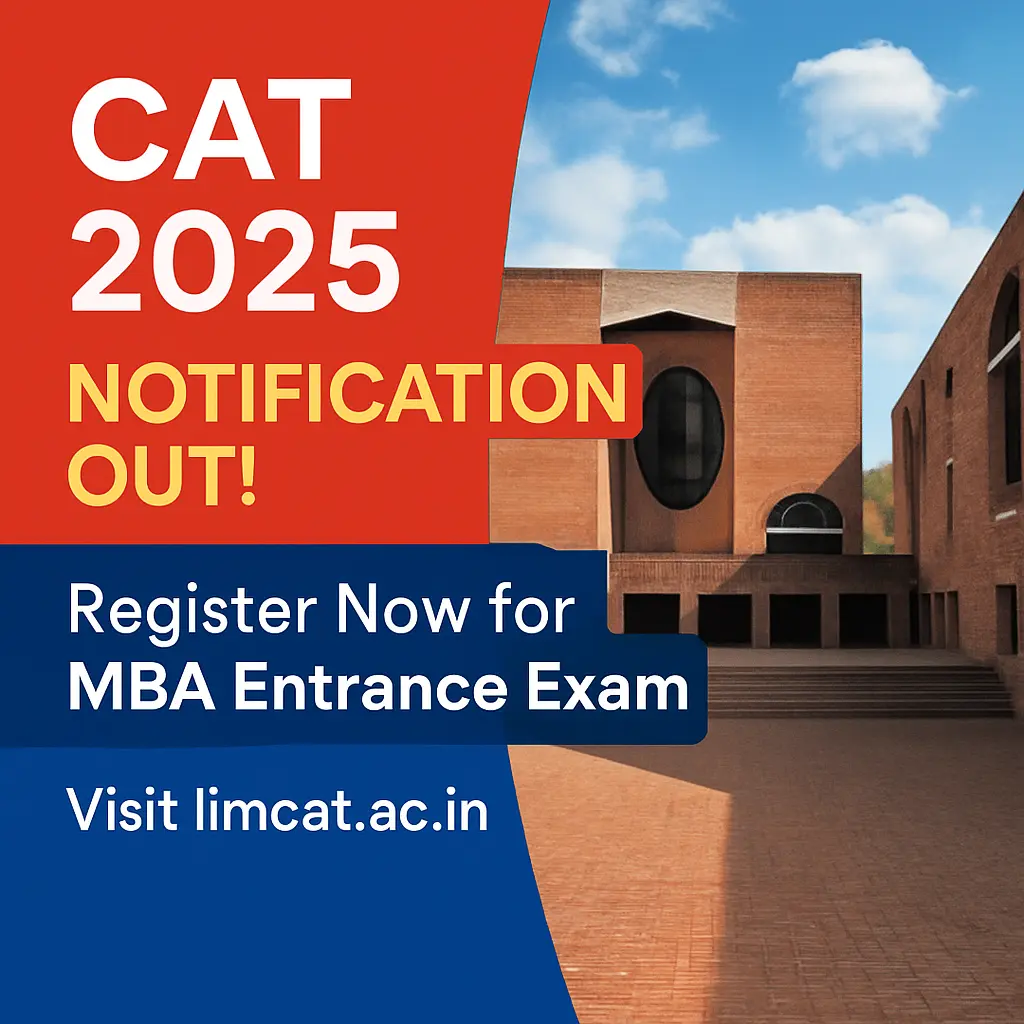 CAT 2025 Notification Out – Register Now at iimcat.ac.in