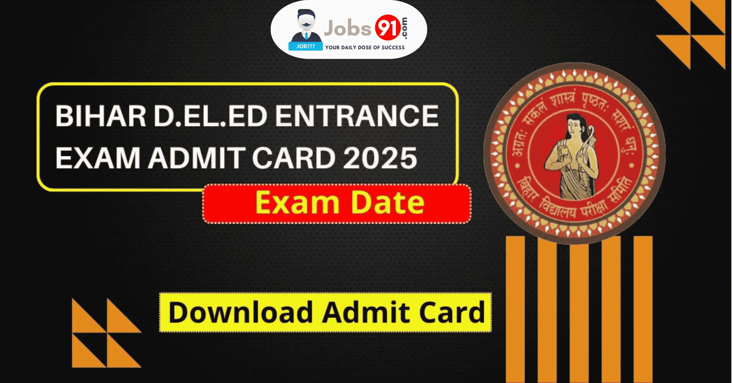 Bihar BSEB DELED Admit Card 2025-27