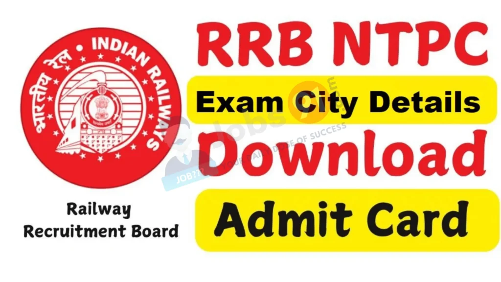 Railway RRB NTPC 10+2 Inter Level Admit Card 2025